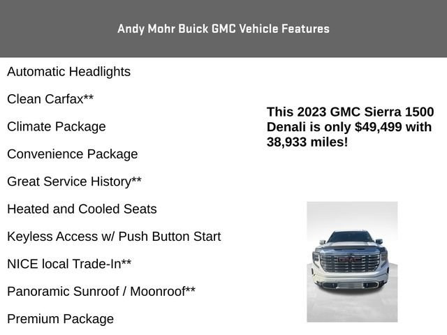 Used 2023 GMC Sierra 1500 Denali w/ Denali Reserve Package AWD/4WD image 8