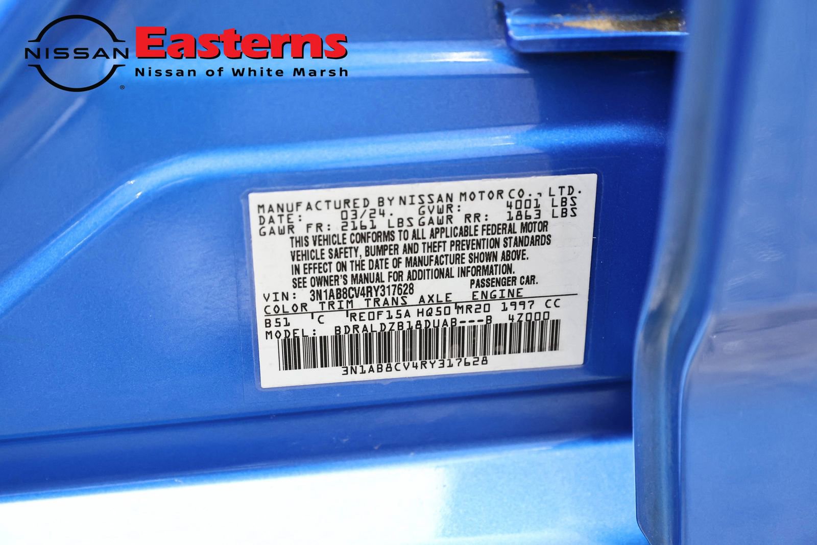 Used 2024 Nissan Sentra SV w/ SV Premium Package FWD image 36