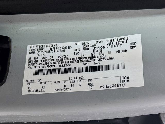 Used 2017 Ford F150 Raptor w/ Equipment Group 802A Luxury image 37