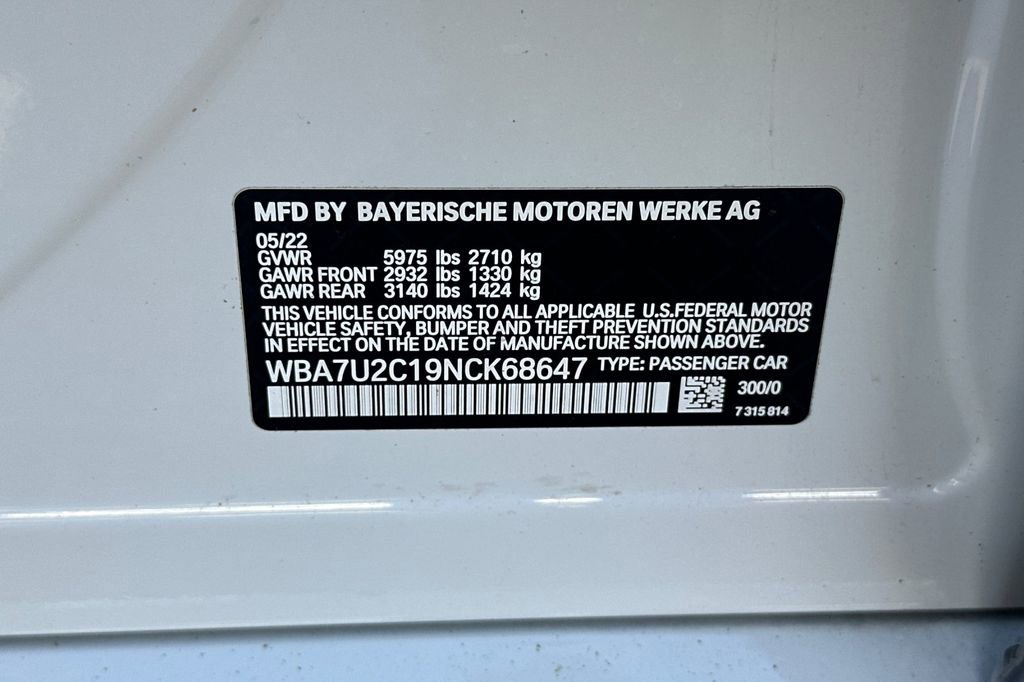 Used 2022 BMW ALPINA B7 xDrive w/ Luxury Rear Seating Package image 35