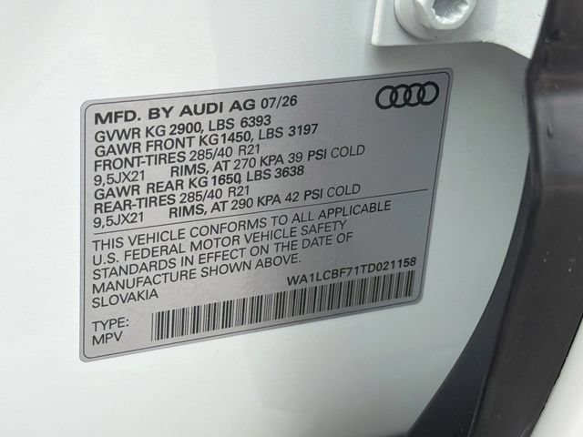 New 2026 Audi Q7 2.0T Premium Plus AWD/4WD image 44