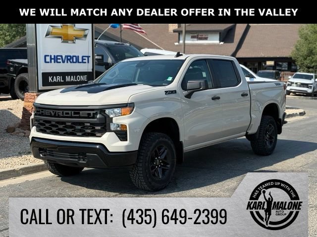 New 2026 Chevrolet Silverado 1500 Custom Trail Boss w/ Dark Appearance Package