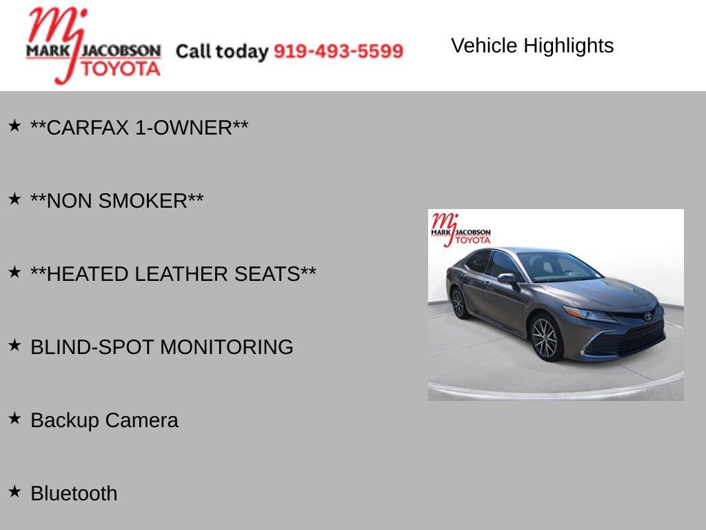 Used 2024 Toyota Camry XLE FWD image 6