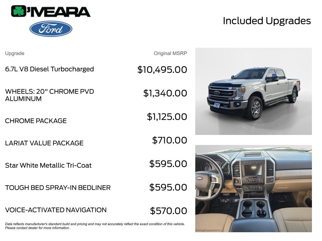 Used 2021 Ford F250 Lariat w/ Chrome Package image 4