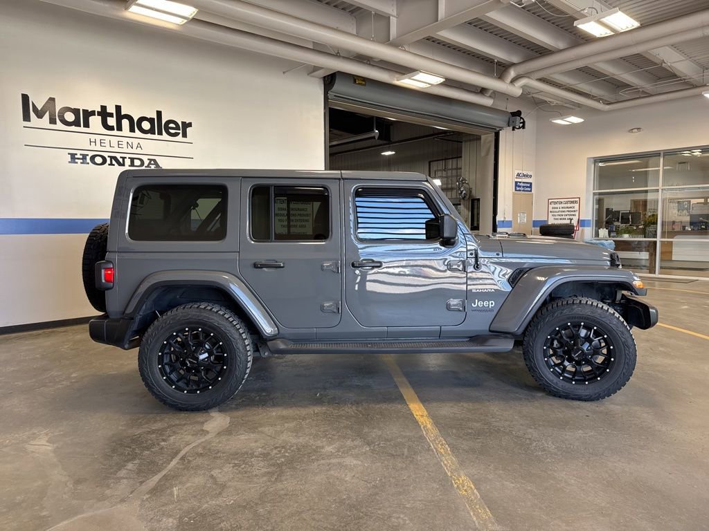 Used 2021 Jeep Wrangler Unlimited Sahara w/ Uconnect 4C Nav & Sound Group image 4
