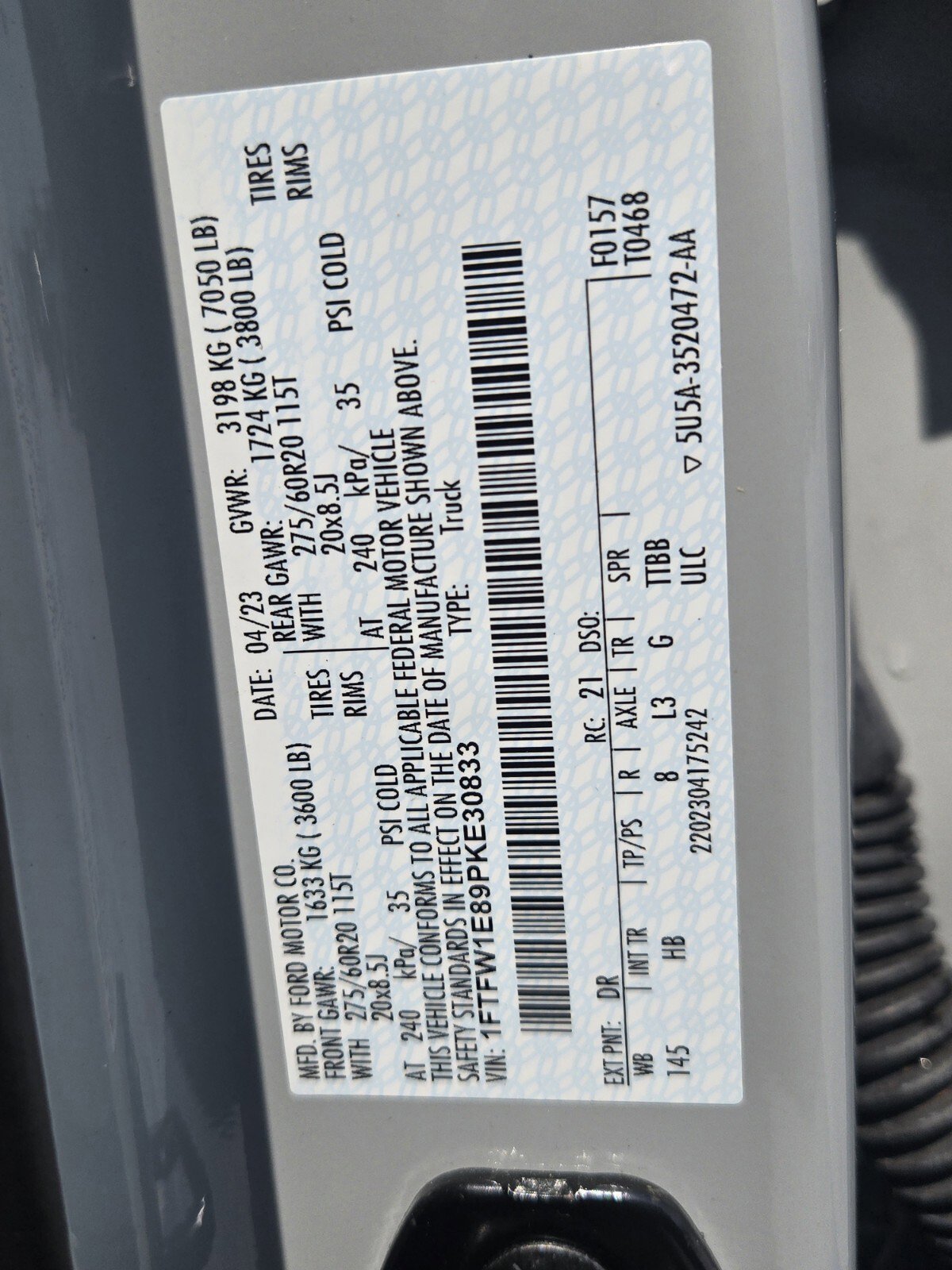 Used 2023 Ford F150 Lariat w/ Equipment Group 502A High image 29