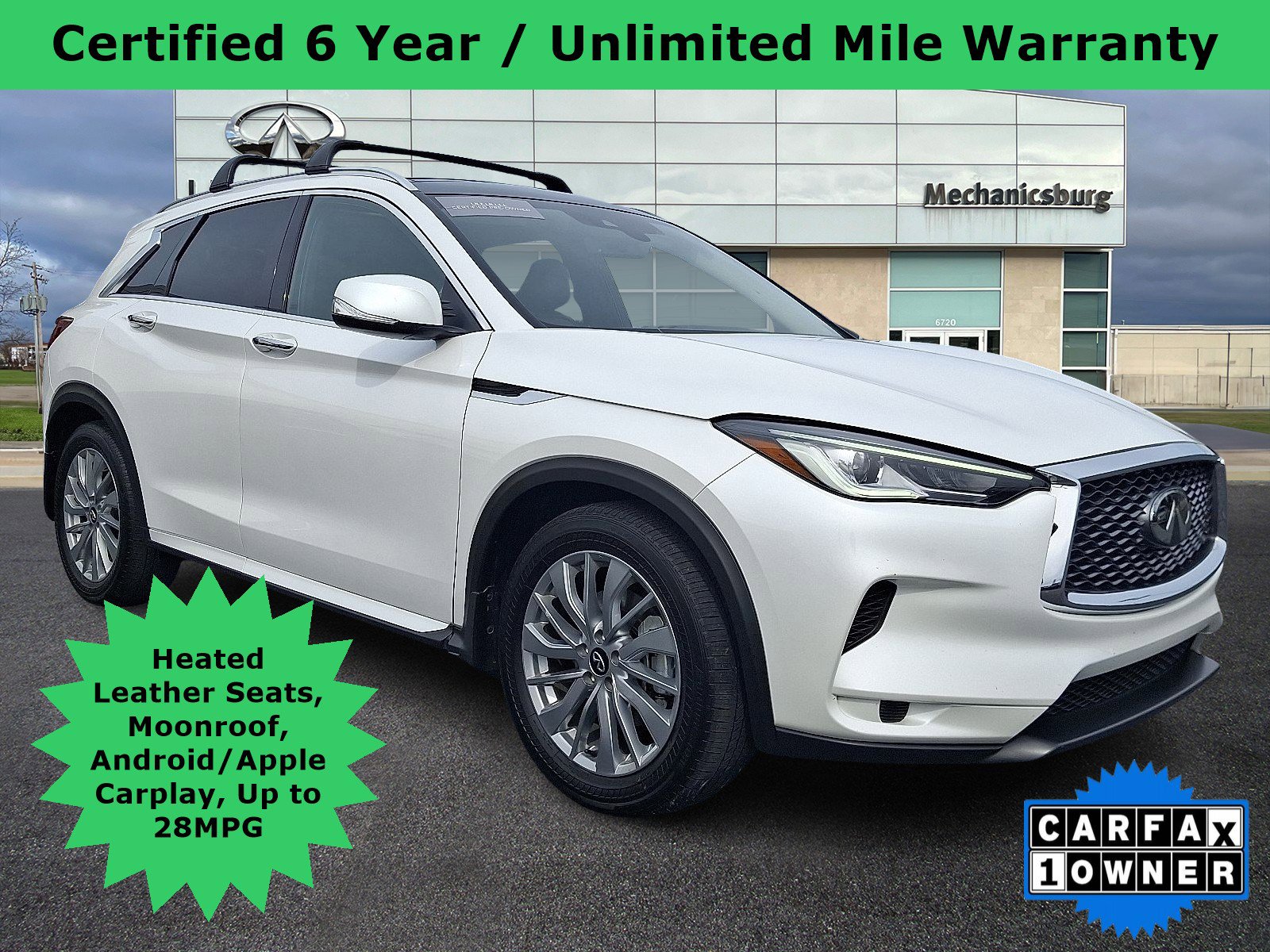 Certified 2023 INFINITI QX50 Luxe