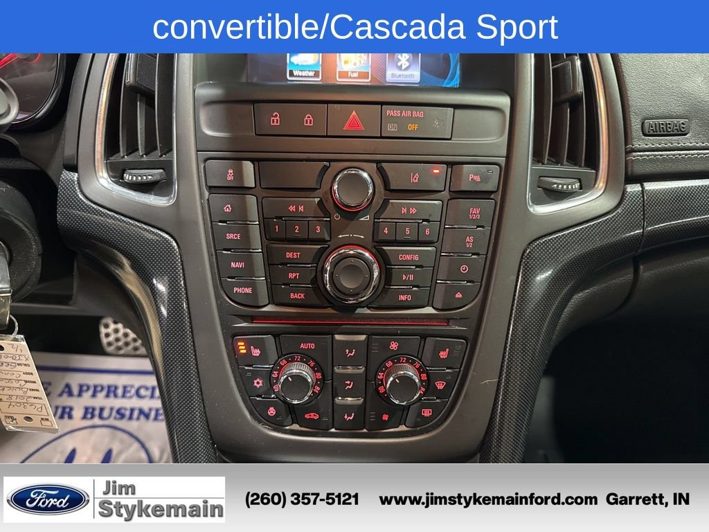 Used 2018 Buick Cascada Sport Touring FWD image 24