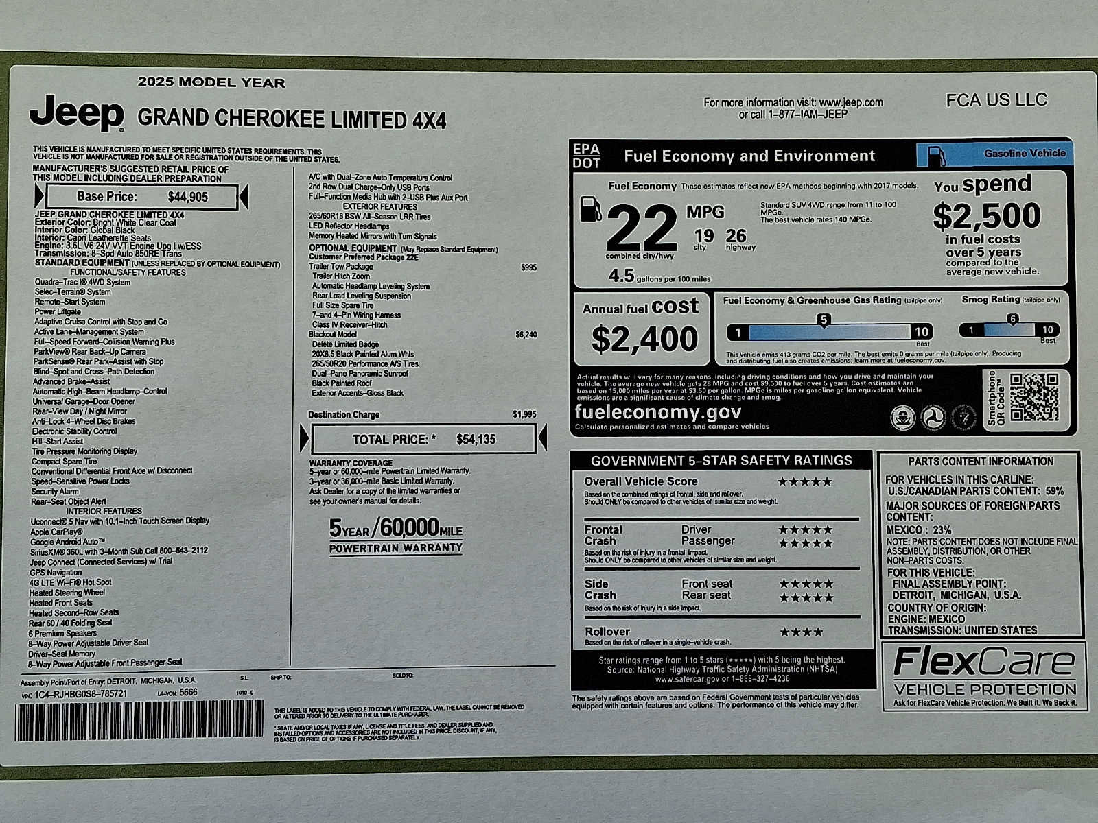 New 2025 Jeep Grand Cherokee Limited image 20