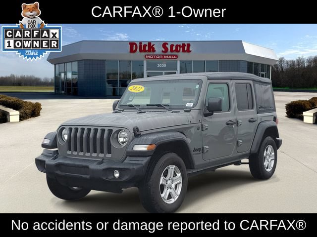 Used 2022 Jeep Wrangler Unlimited Sport AWD/4WD video 3