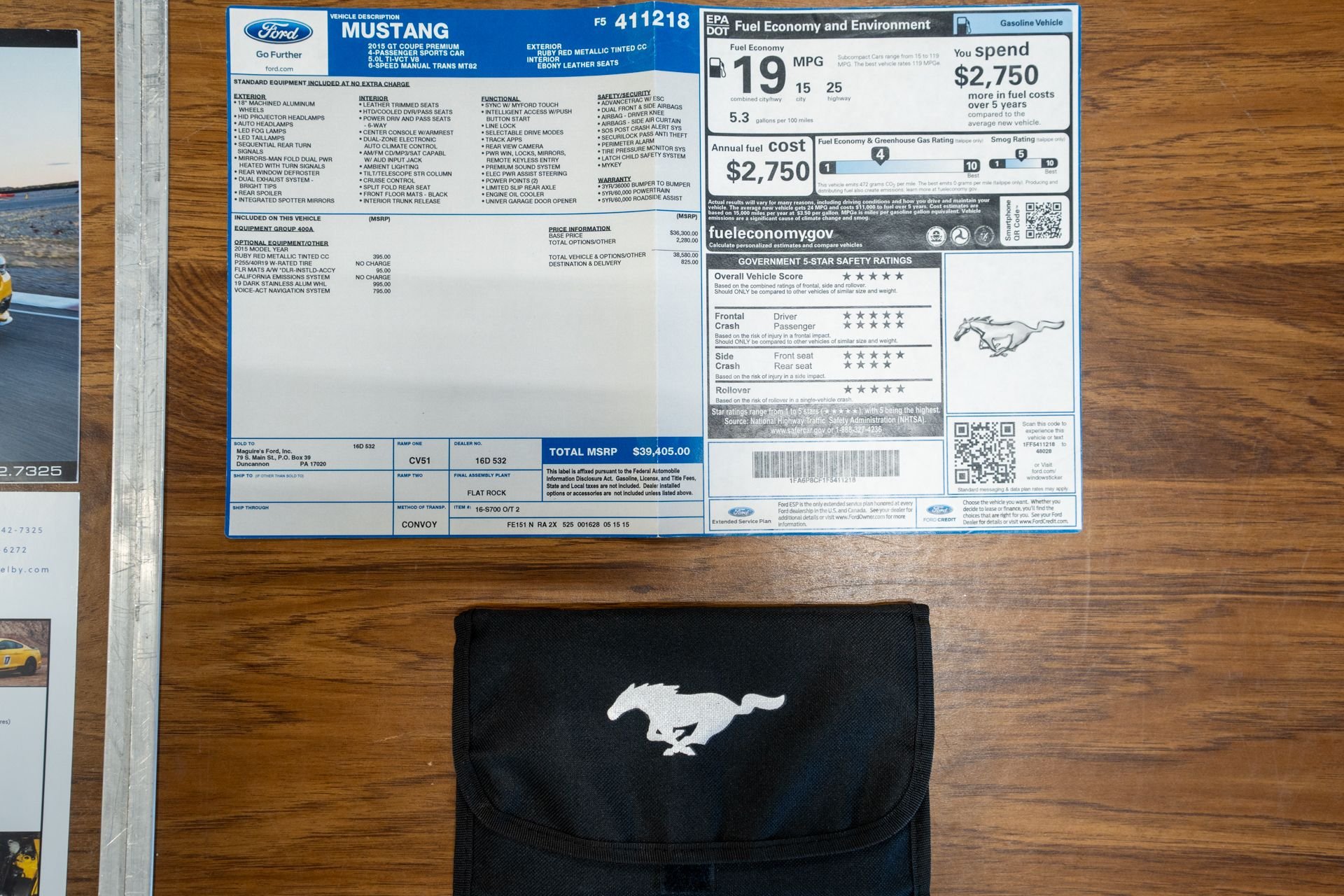 Used 2015 Ford Mustang GT Premium RWD image 38