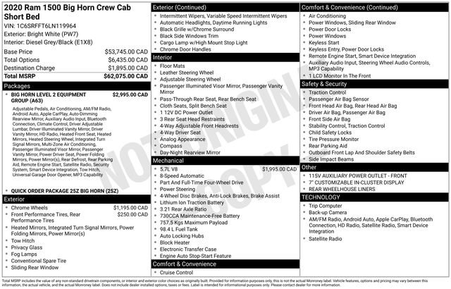 Used 2020 RAM 1500 Big Horn AWD/4WD image 27