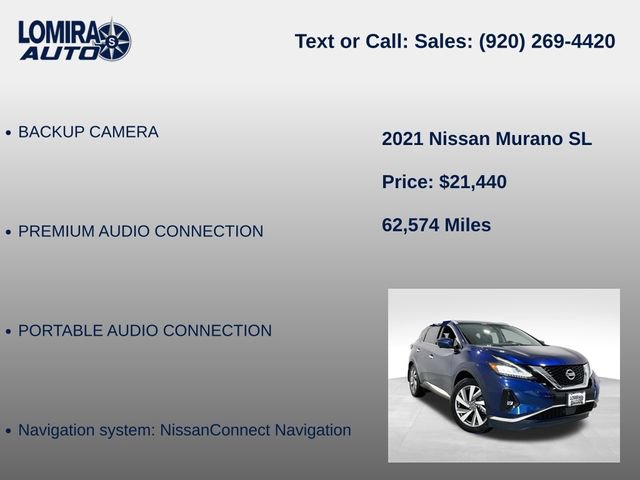 Used 2021 Nissan Murano SL AWD/4WD image 14