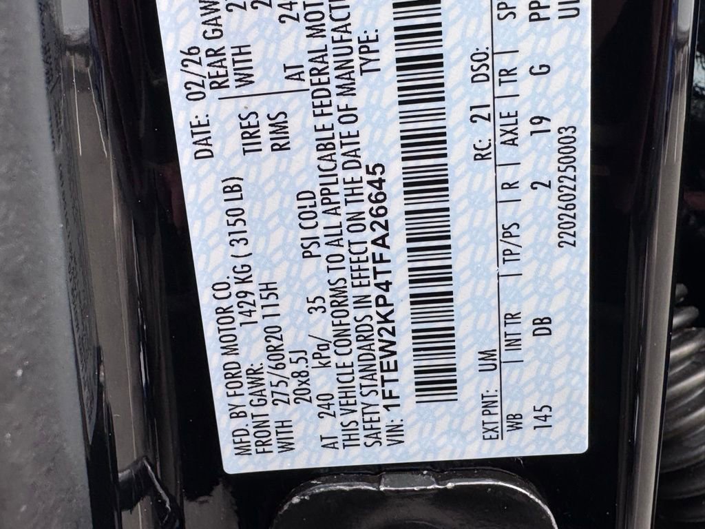 New 2026 Ford F150 STX w/ Equipment Group 200A image 40