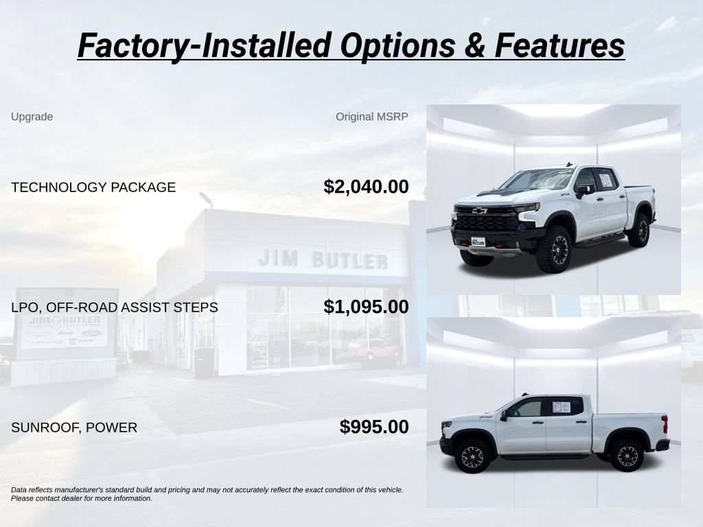Used 2025 Chevrolet Silverado 1500 ZR2 w/ Technology Package AWD/4WD image 3