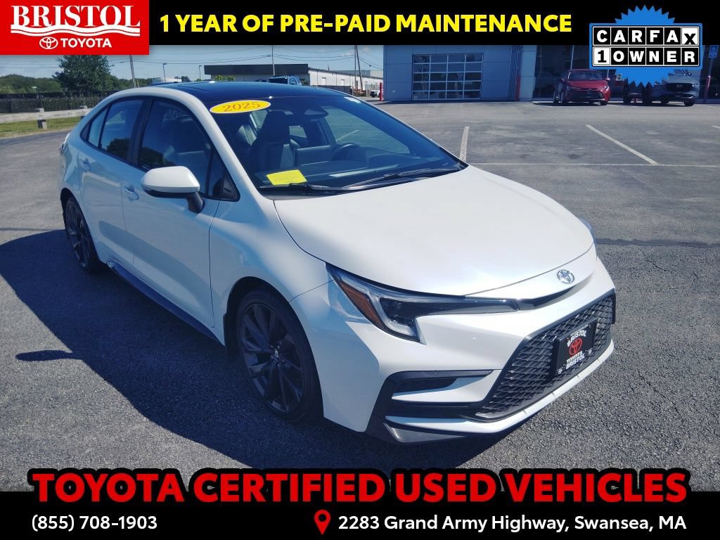Certified 2025 Toyota Corolla XSE