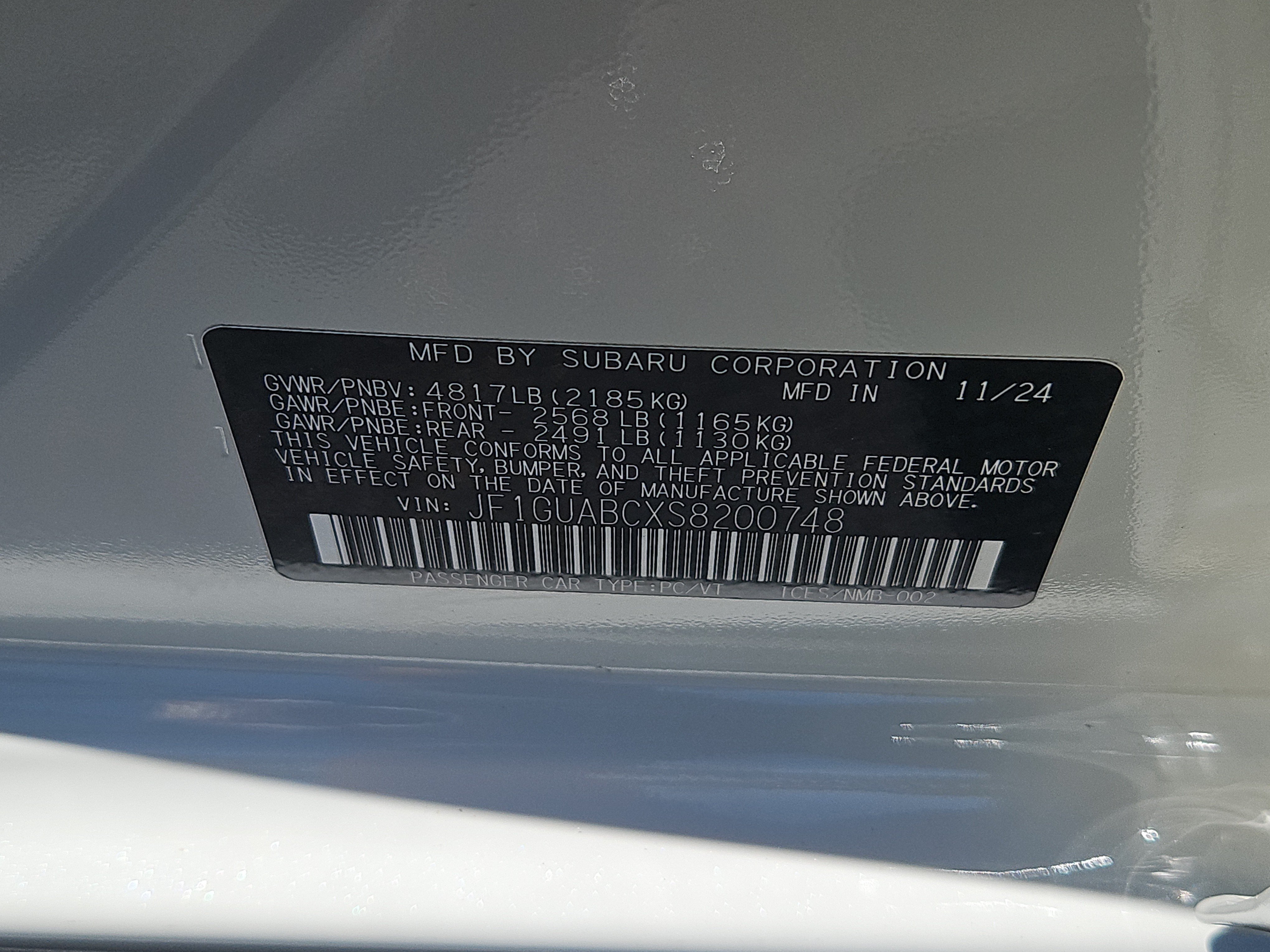 Used 2025 Subaru Impreza 2.0i AWD/4WD image 6