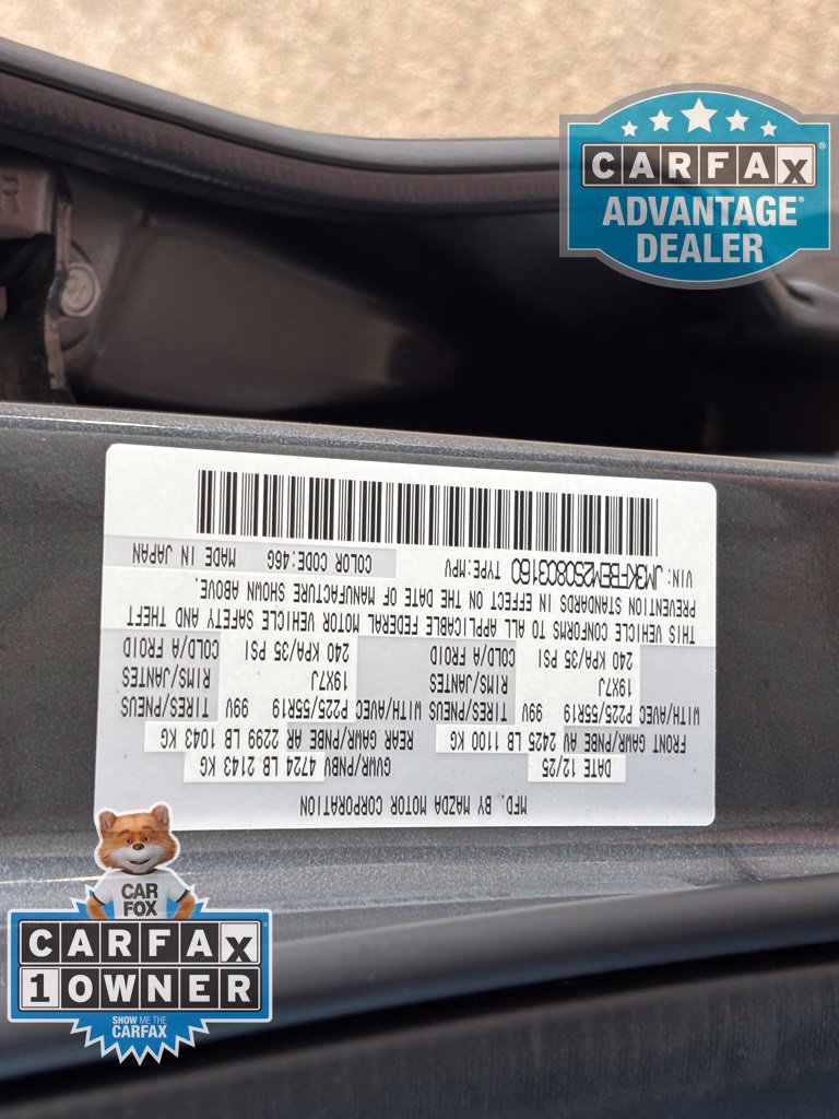 Certified 2025 MAZDA CX-5 AWD 2.5 S w/ Premium Plus Pkg image 35