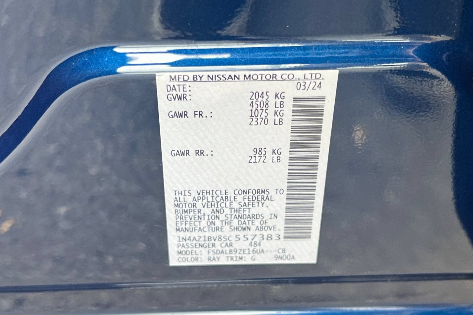 Certified 2025 Nissan Leaf S FWD image 35