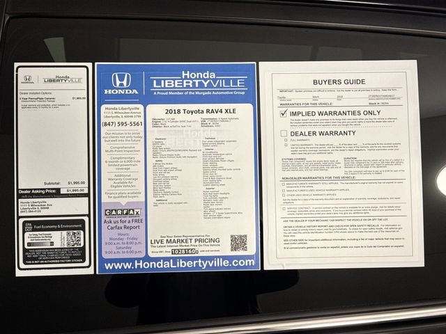 Used 2018 Toyota RAV4 XLE image 41