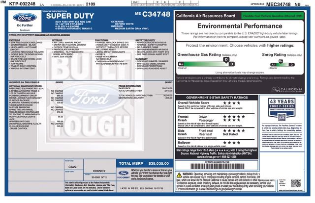 Used 2021 Ford F250 XL w/ Power Equipment Group image 4