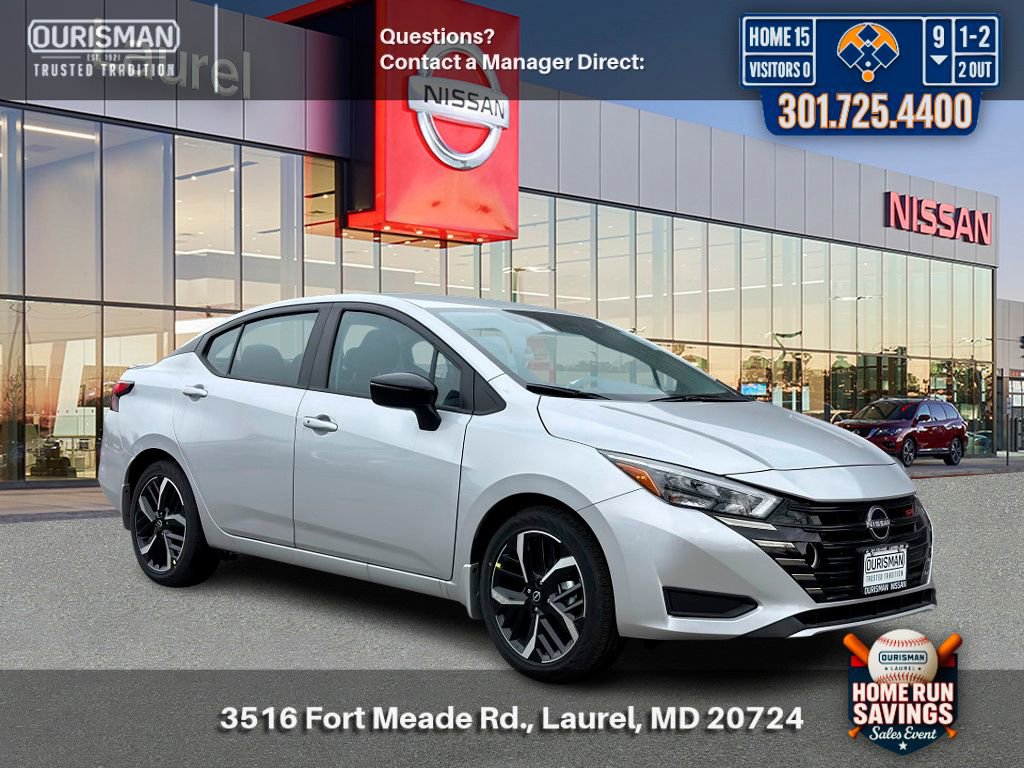 New 2025 Nissan Versa SR w/ Trunk Package FWD image 1