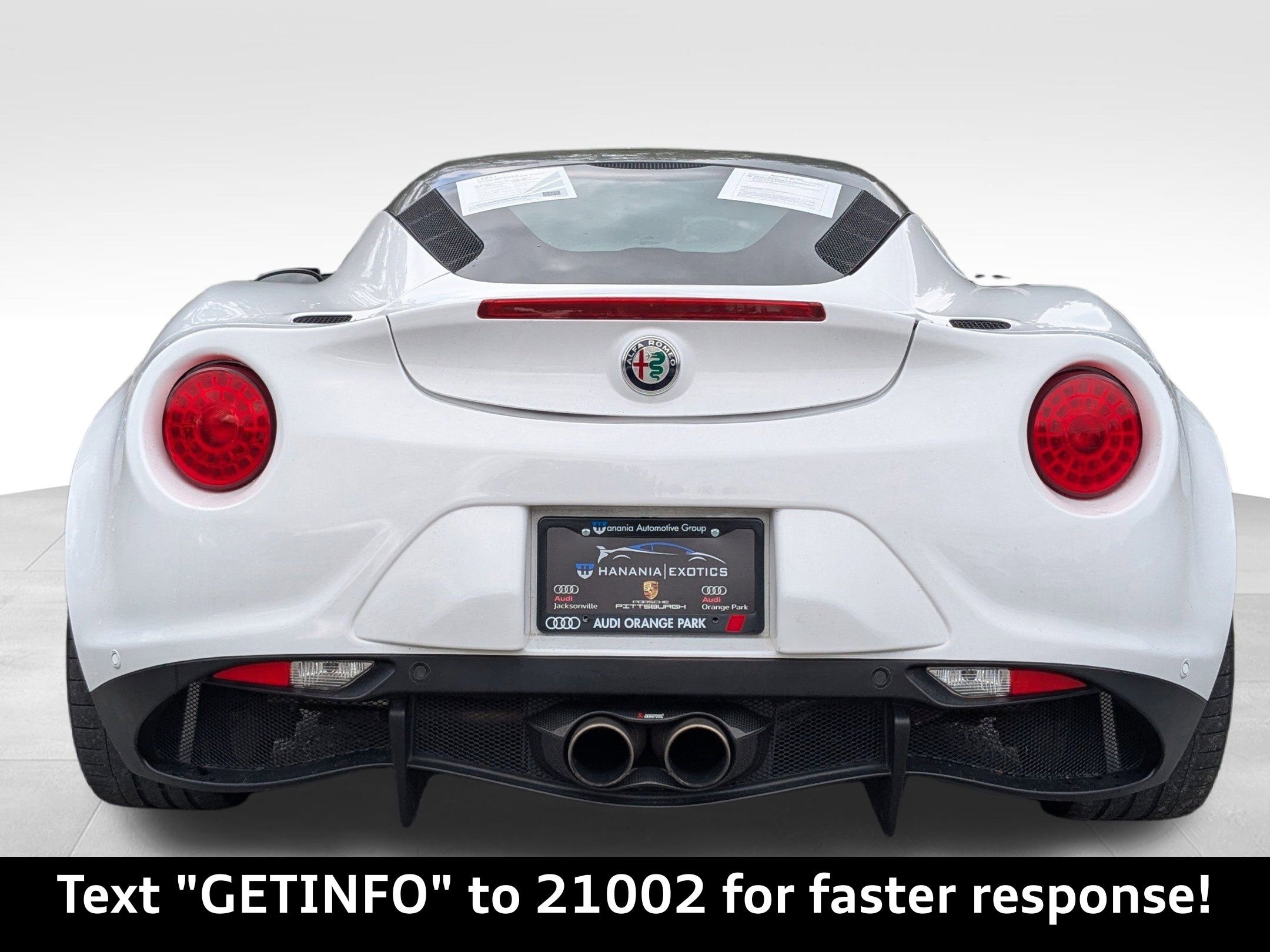 Used 2018 Alfa Romeo 4C Coupe w/ Convenience Group - Coupe image 3