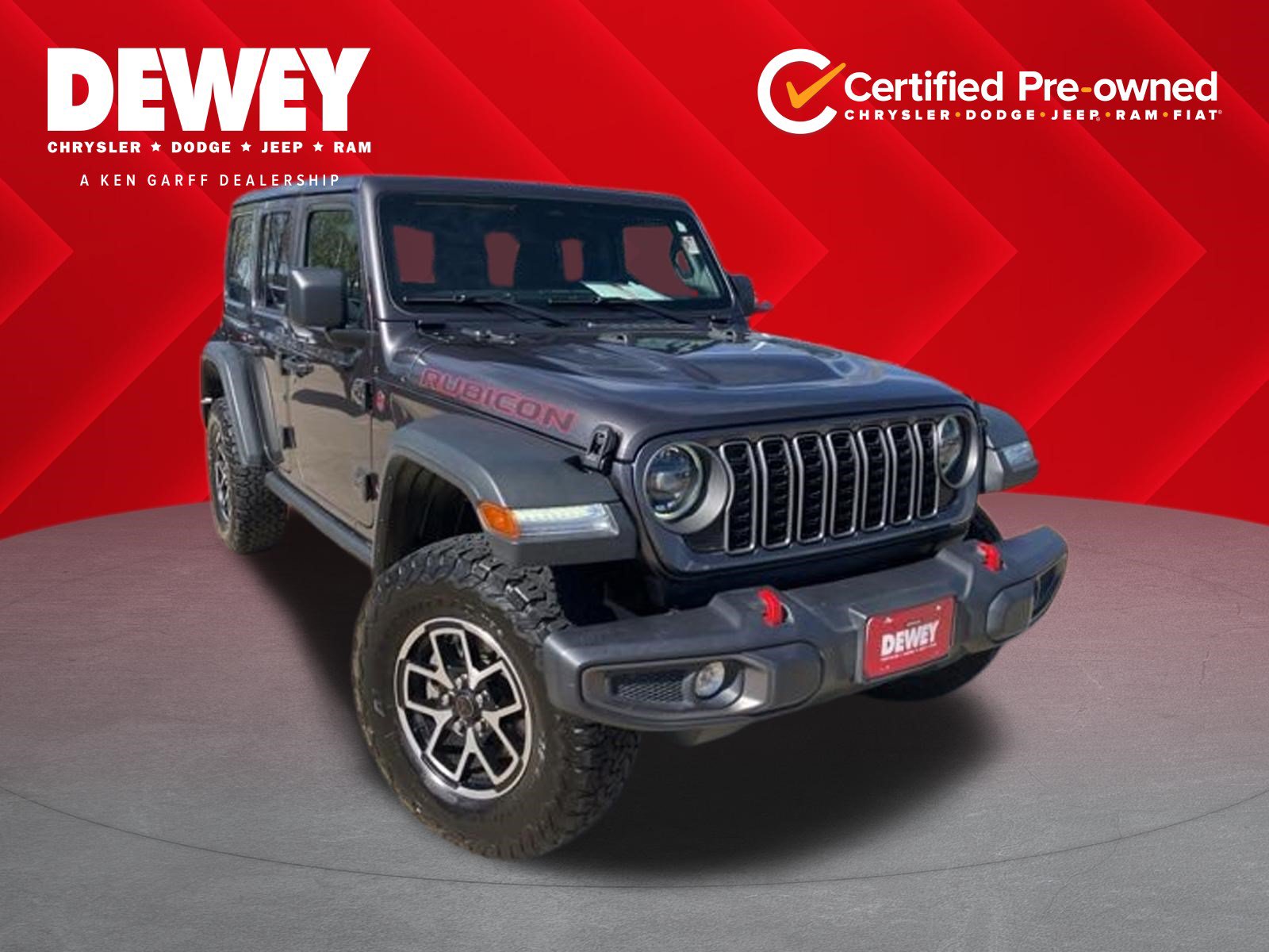 Certified 2025 Jeep Wrangler Unlimited Rubicon AWD/4WD image 1