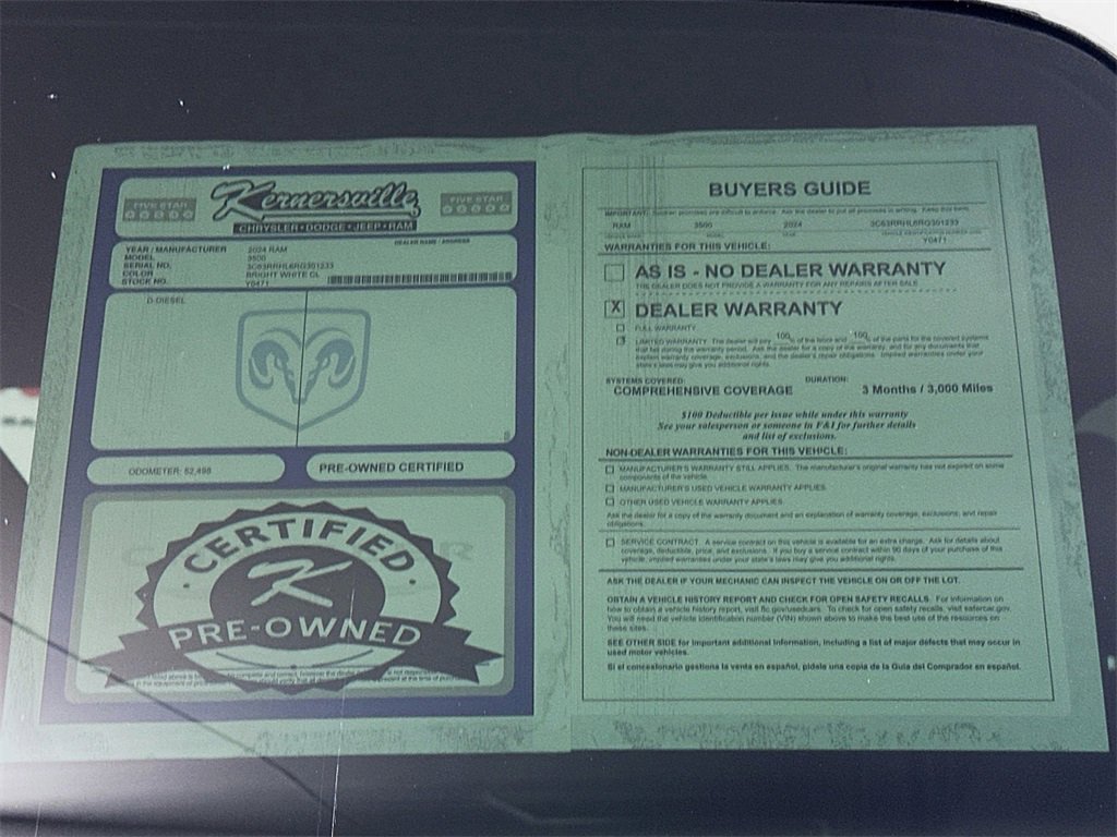 Used 2024 RAM 3500 Big Horn image 38