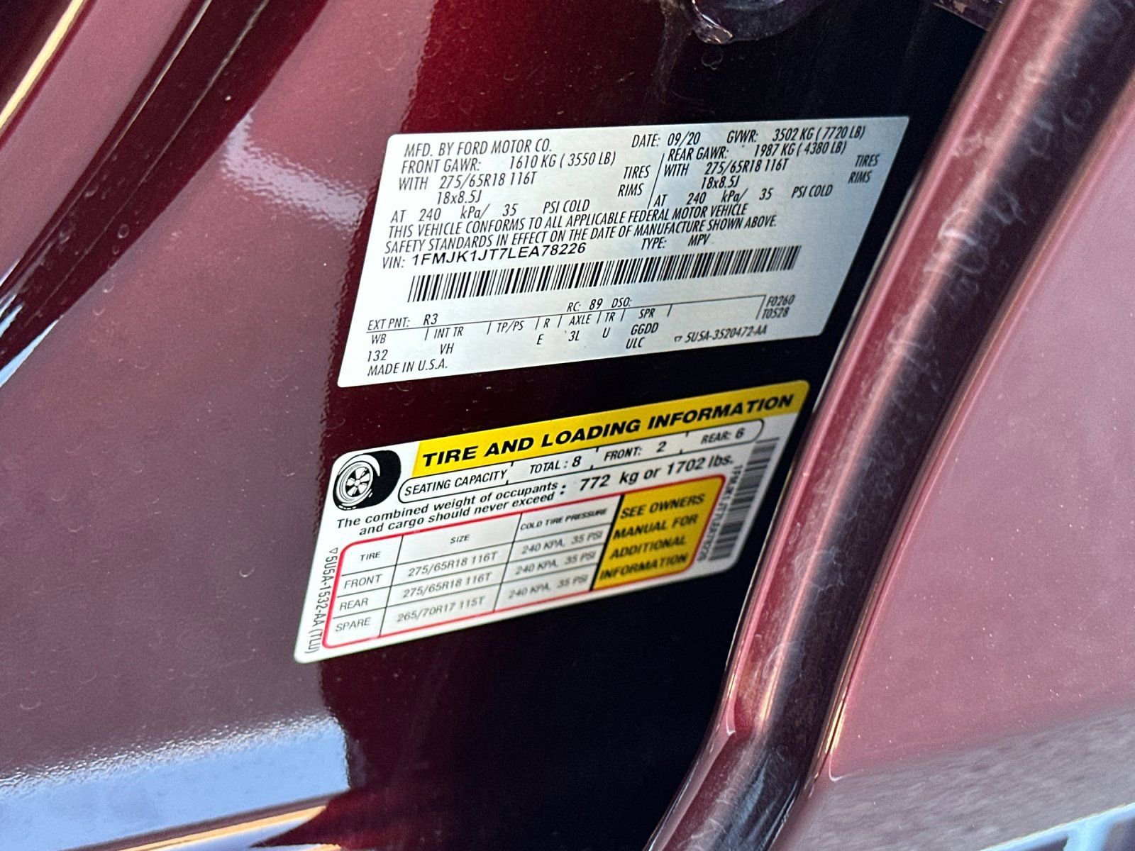 Used 2020 Ford Expedition Max XLT w/ Equipment Group 202A image 37