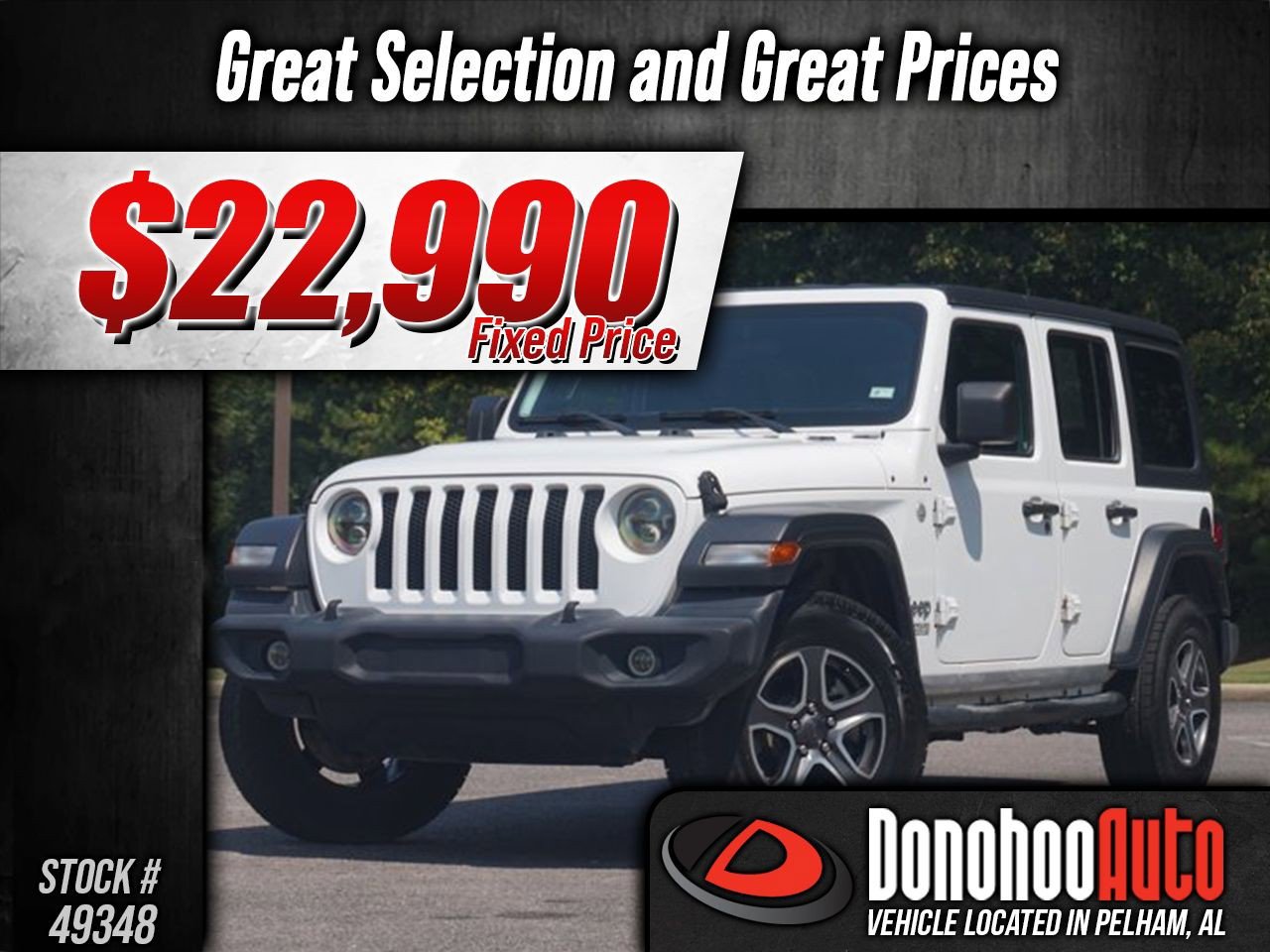 Used 2020 Jeep Wrangler Unlimited Sport S