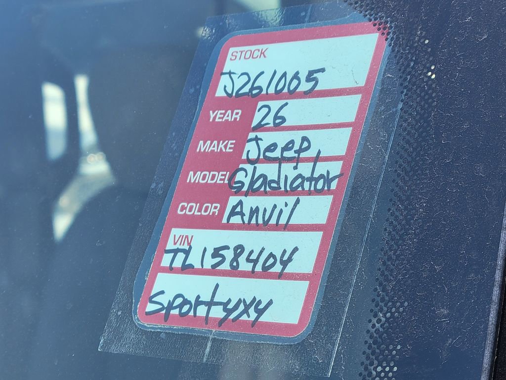 New 2026 Jeep Gladiator Sport image 21