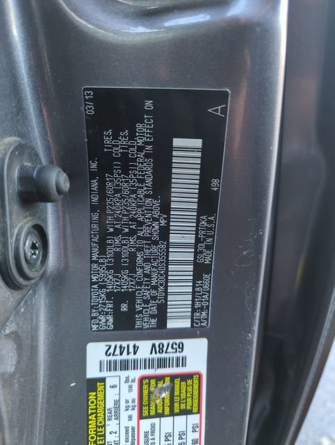 Used 2013 Toyota Sienna XLE w/ Entertainment Pkg image 33