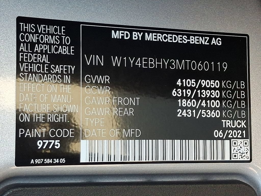 Used 2021 Mercedes-Benz Sprinter 2500 w/ Driver Convenience Package image 24