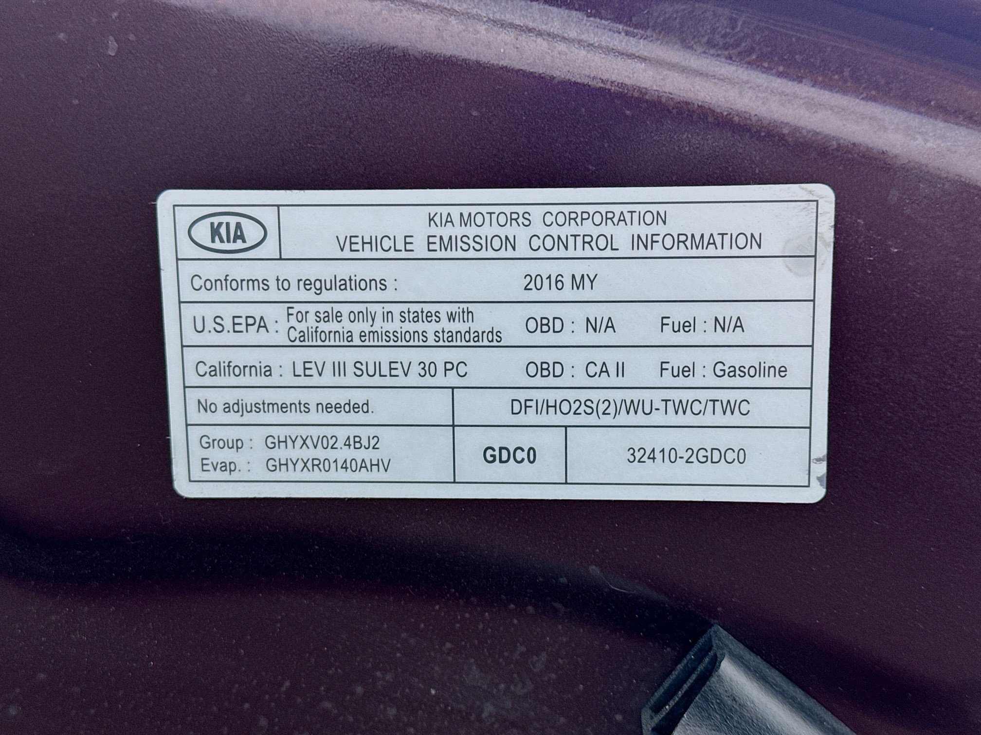 Used 2016 Kia Optima LX image 18