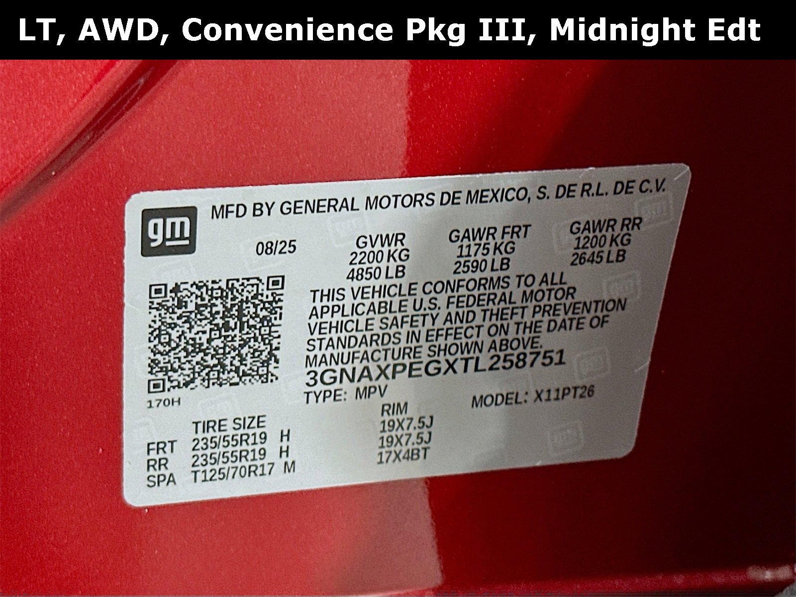 New 2026 Chevrolet Equinox LT w/ Convenience Package II image 33