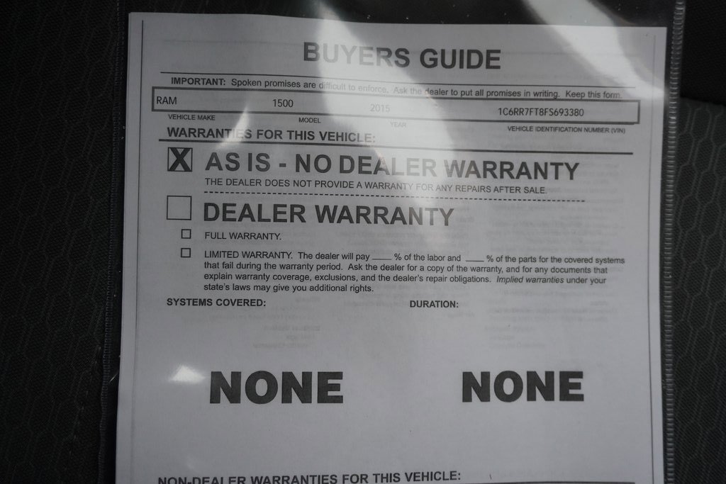 Used 2015 RAM 1500 ST w/ SXT Appearance Group image 23