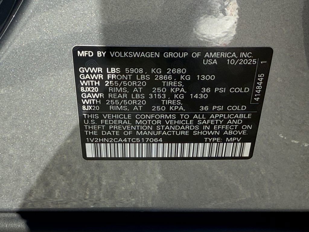 New 2026 Volkswagen Atlas SE image 25
