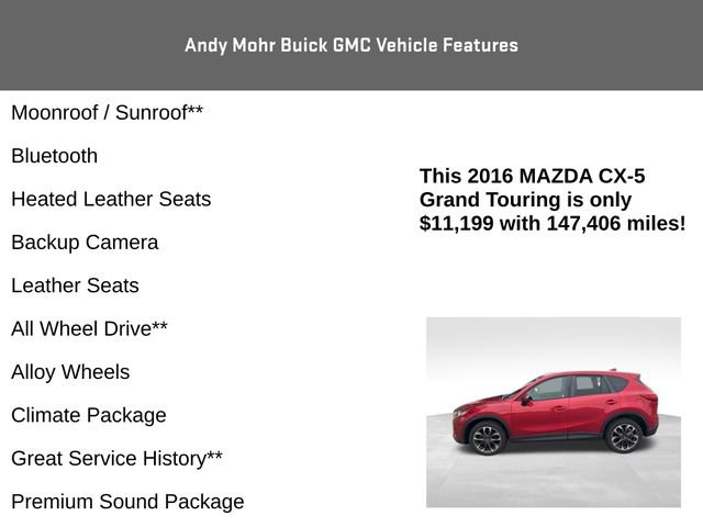 Used 2016 MAZDA CX-5 Grand Touring image 4