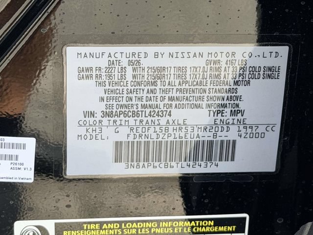 New 2026 Nissan Kicks SV w/ Cold Weather Package AWD/4WD image 24