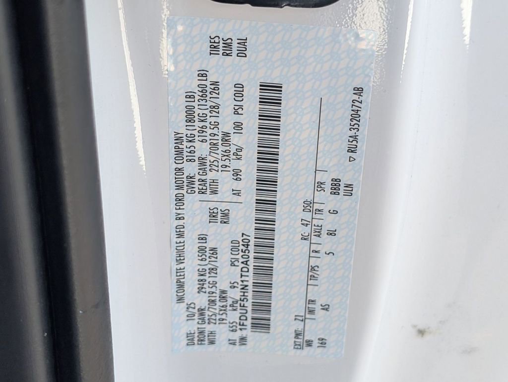 New 2026 Ford F550 4x4 Regular Cab Super Duty w/ Snow Plow Prep Package image 30