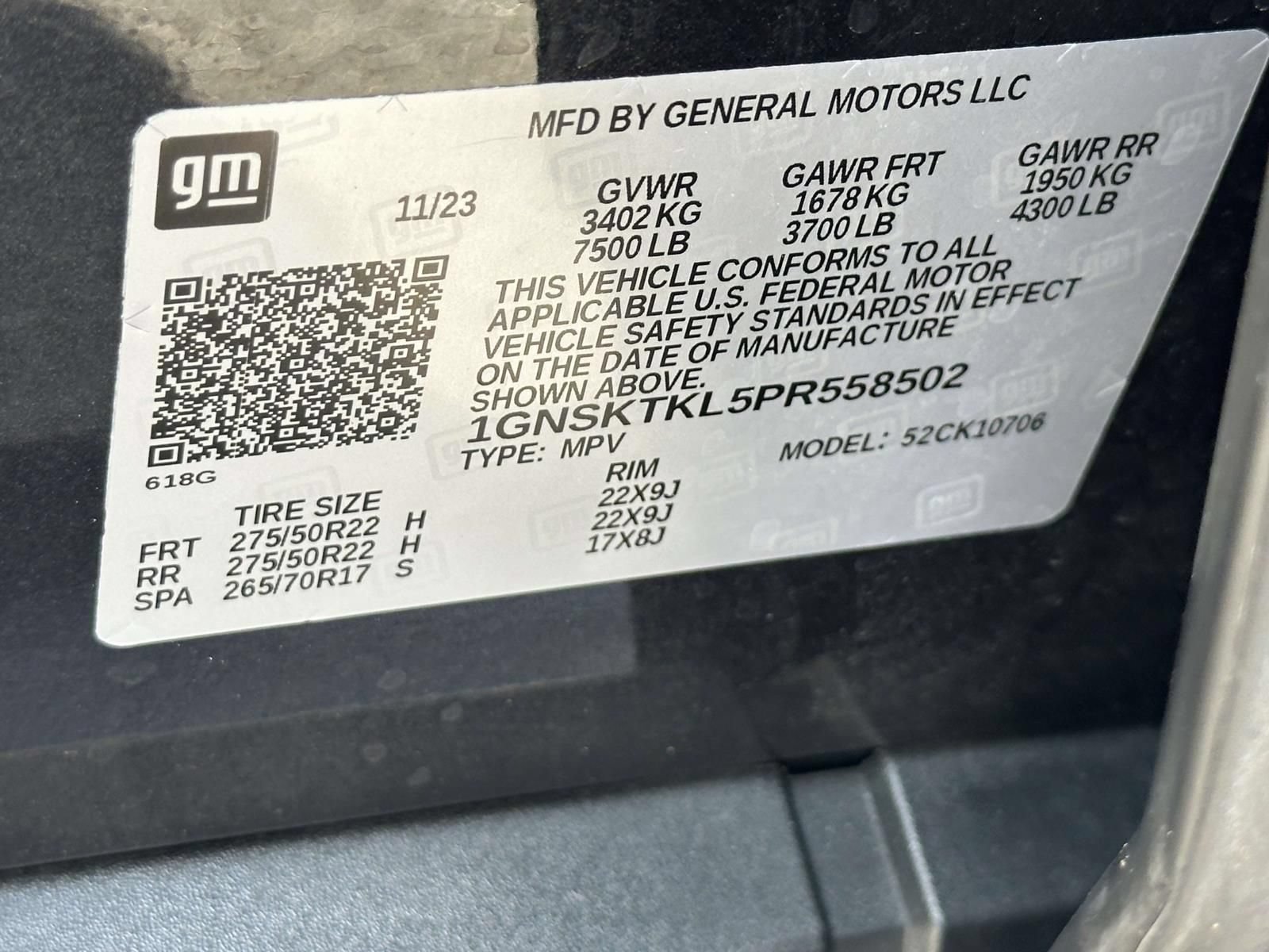 Certified 2023 Chevrolet Tahoe High Country AWD/4WD image 31