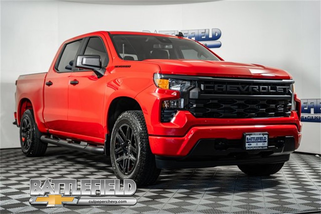 Used 2024 Chevrolet Silverado 1500 Custom w/ Turbomax Blackout Package