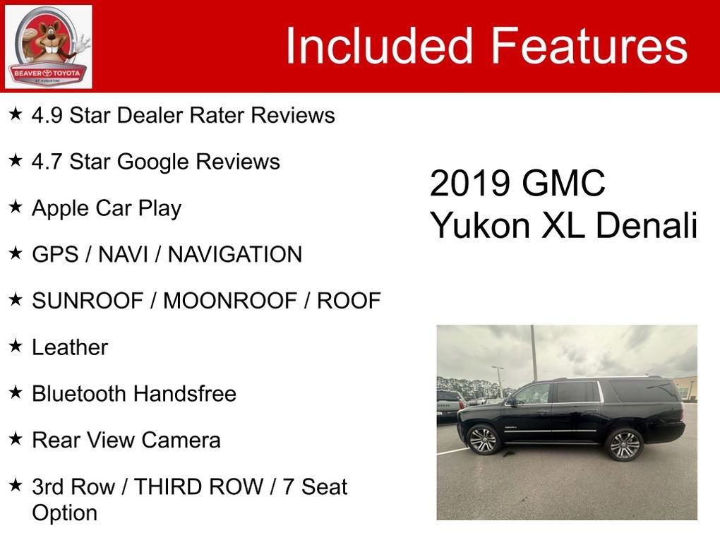 Used 2019 GMC Yukon XL Denali w/ Denali Ultimate Package AWD/4WD image 5