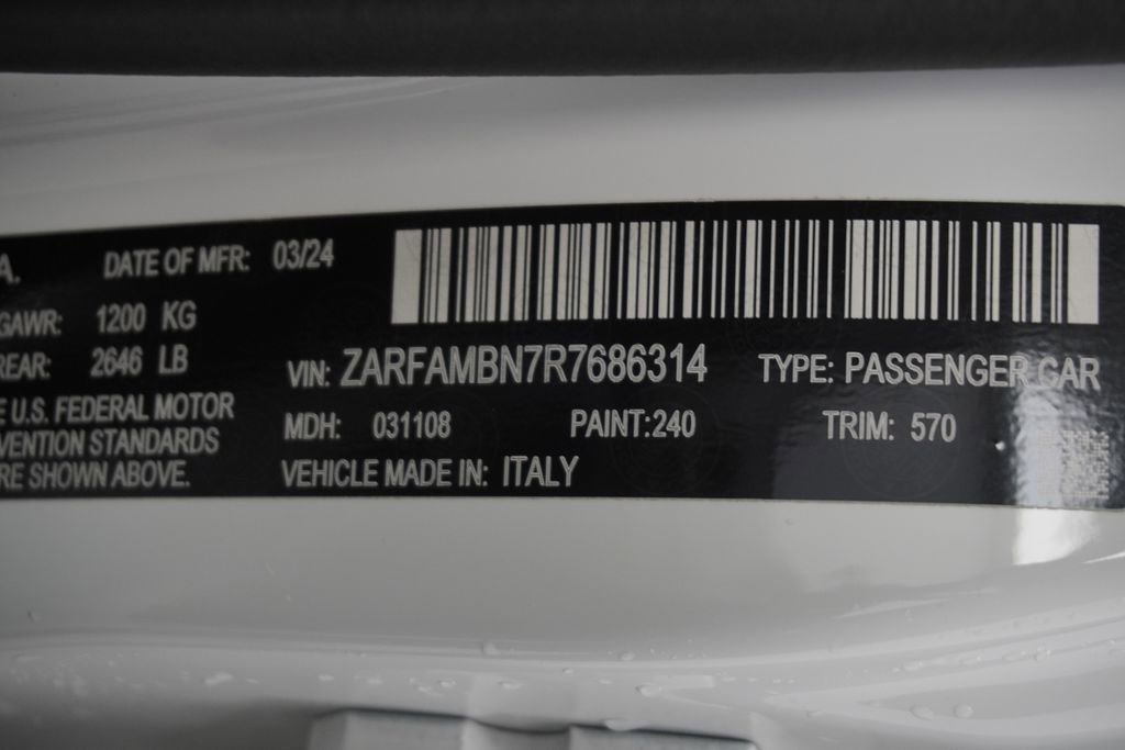 Used 2024 Alfa Romeo Giulia Ti w/ Active Assist Plus Package image 55