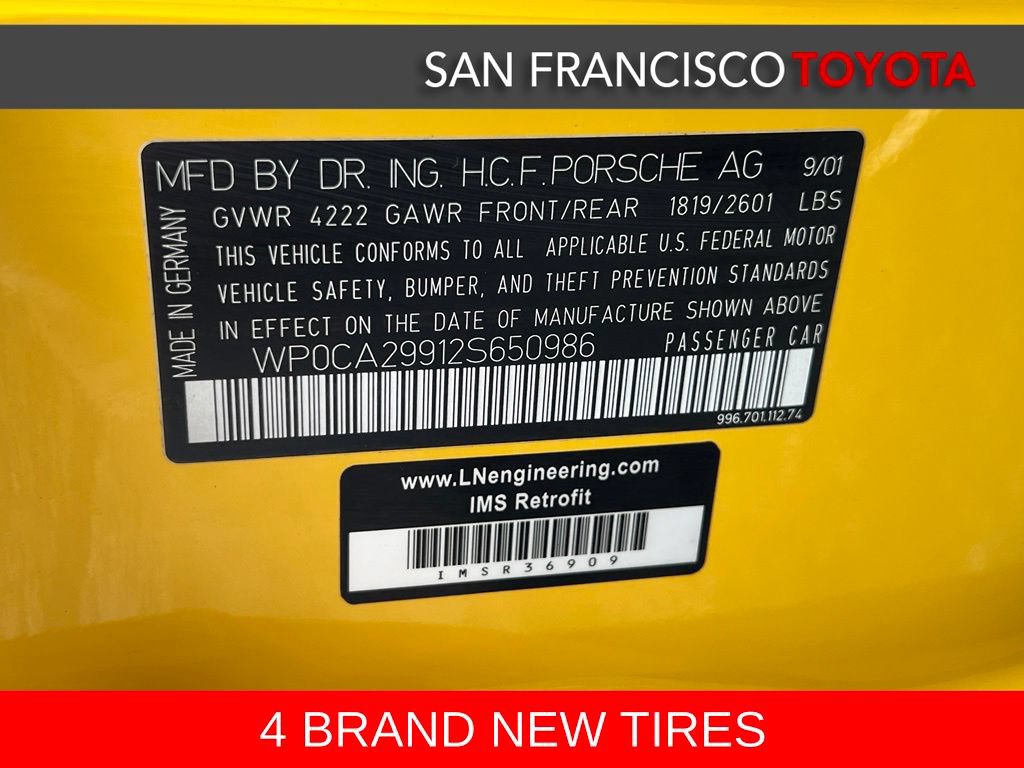 Used 2002 Porsche 911 Carrera 4 AWD/4WD image 32