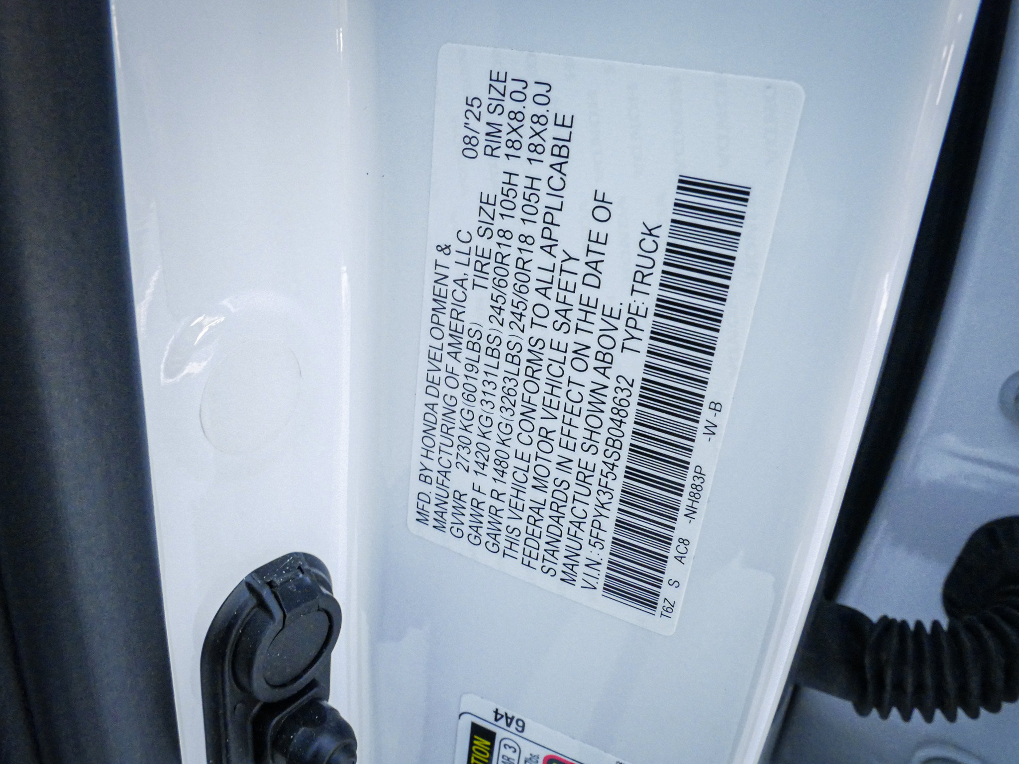 Used 2025 Honda Ridgeline RTL image 34