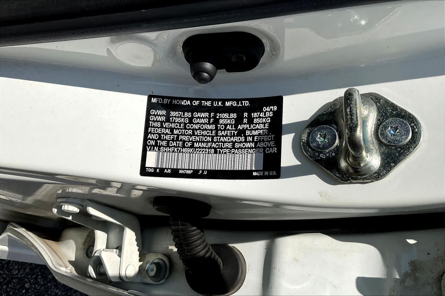 Used 2019 Honda Civic EX image 34