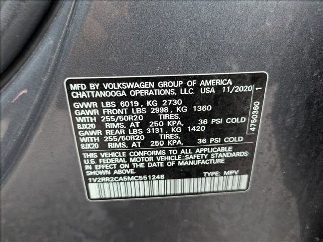 Used 2021 Volkswagen Atlas SE AWD/4WD image 17