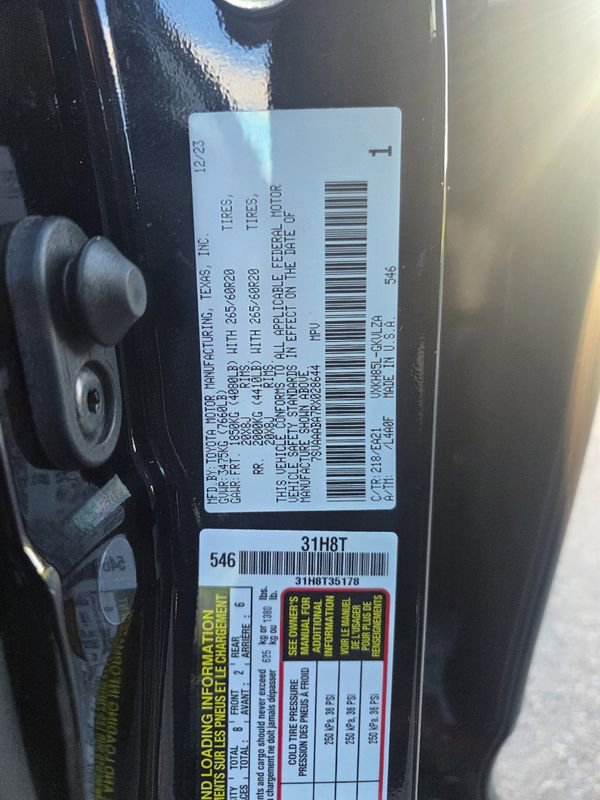 Used 2024 Toyota Sequoia Limited image 43